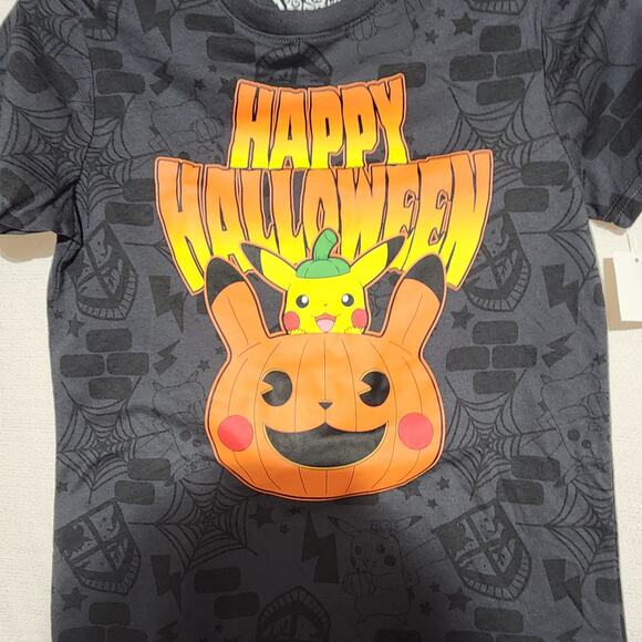 Pokémon ''Happy Halloween!'' Pikachu boys medium shirt - Picture 5 of 6